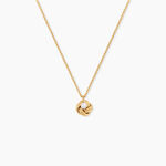 Collier Carolane Argent Dor&eacute; A L'Or 750/1000 Perle De Culture - Colliers Femme | Histoire d&rsquo;Or
