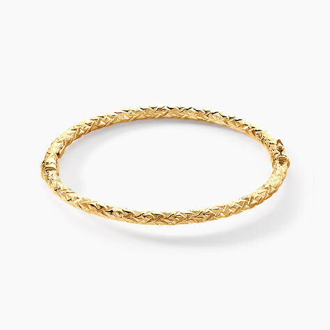 Bracelet Jonc Shiny Diamante Or Jaune - Bracelets joncs Femme | Histoire d’Or