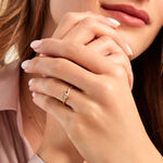 Chevali&egrave;re Chauncey Or Jaune Oxyde De Zirconium - Bagues solitaires Femme | Histoire d&rsquo;Or