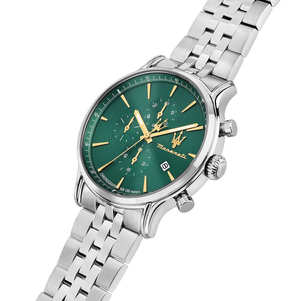 Montre Maserati Epoca Slim Vert - Montres chronographes Homme | Histoire d&rsquo;Or
