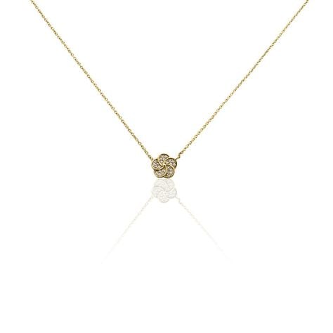Collier Doroteia Plaqué Or Jaune Oxyde De Zirconium - Colliers fantaisie Femme | Histoire d’Or