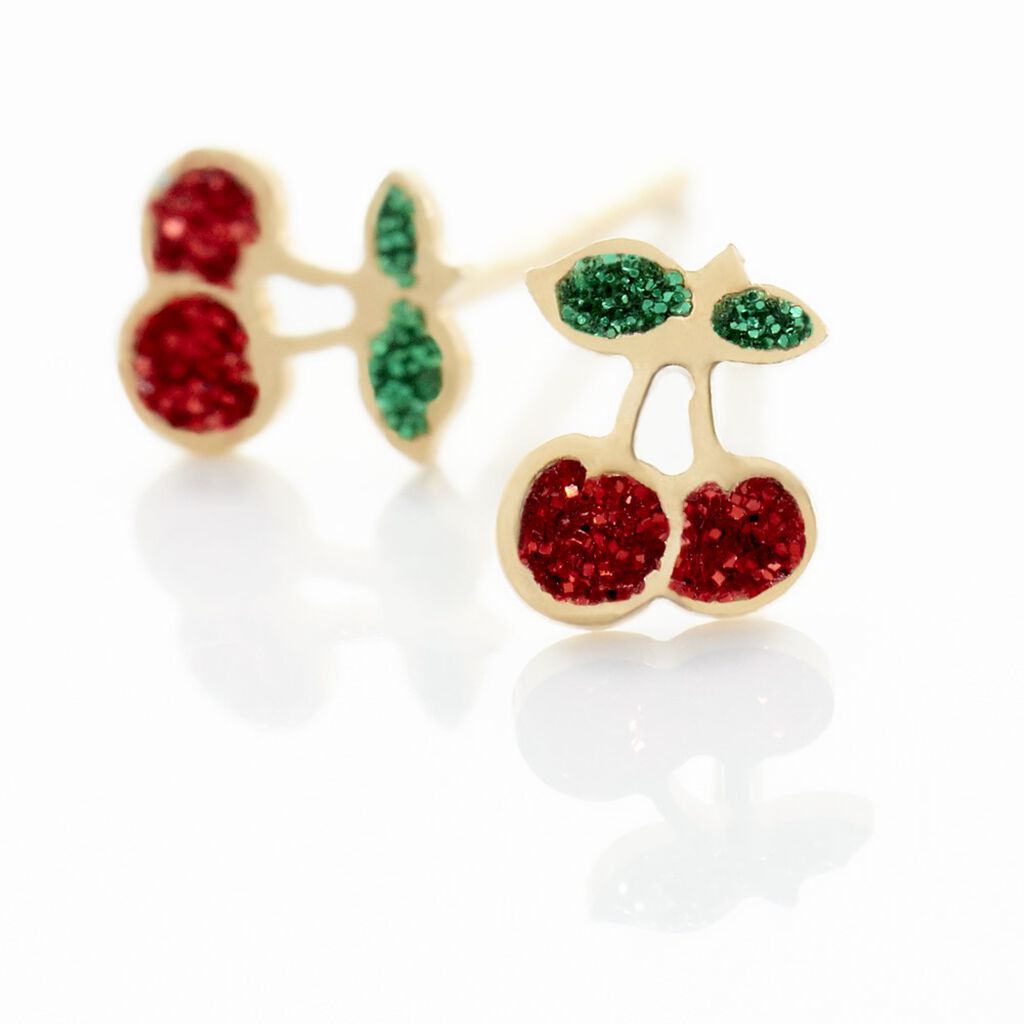 Boucles D'oreilles Puces Or Jaune Segonde - Clous d'oreilles Enfant | Histoire d’Or