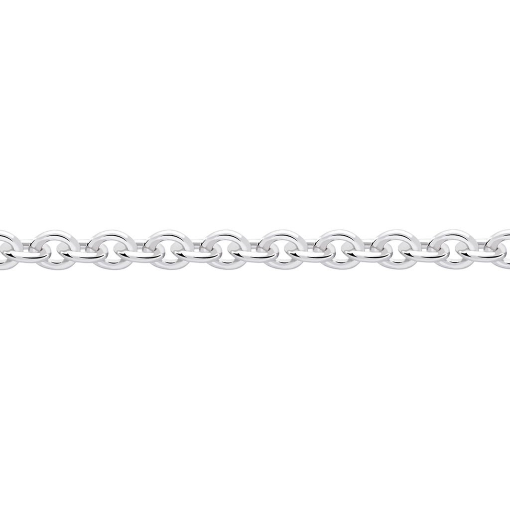 Cha&icirc;ne Ilda Maille For&ccedil;at Limee Or Blanc - Chaines Femme | Histoire d&rsquo;Or