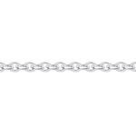 Cha&icirc;ne Ilda Maille For&ccedil;at Limee Or Blanc - Chaines Femme | Histoire d&rsquo;Or