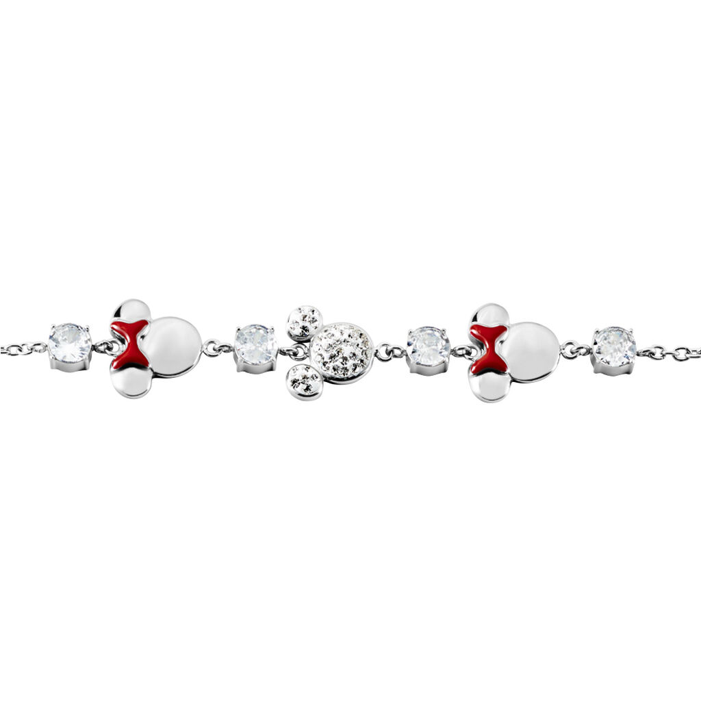 Bracelet Disney Acier Blanc Oxyde - Bracelets fantaisie Femme | Histoire d’Or