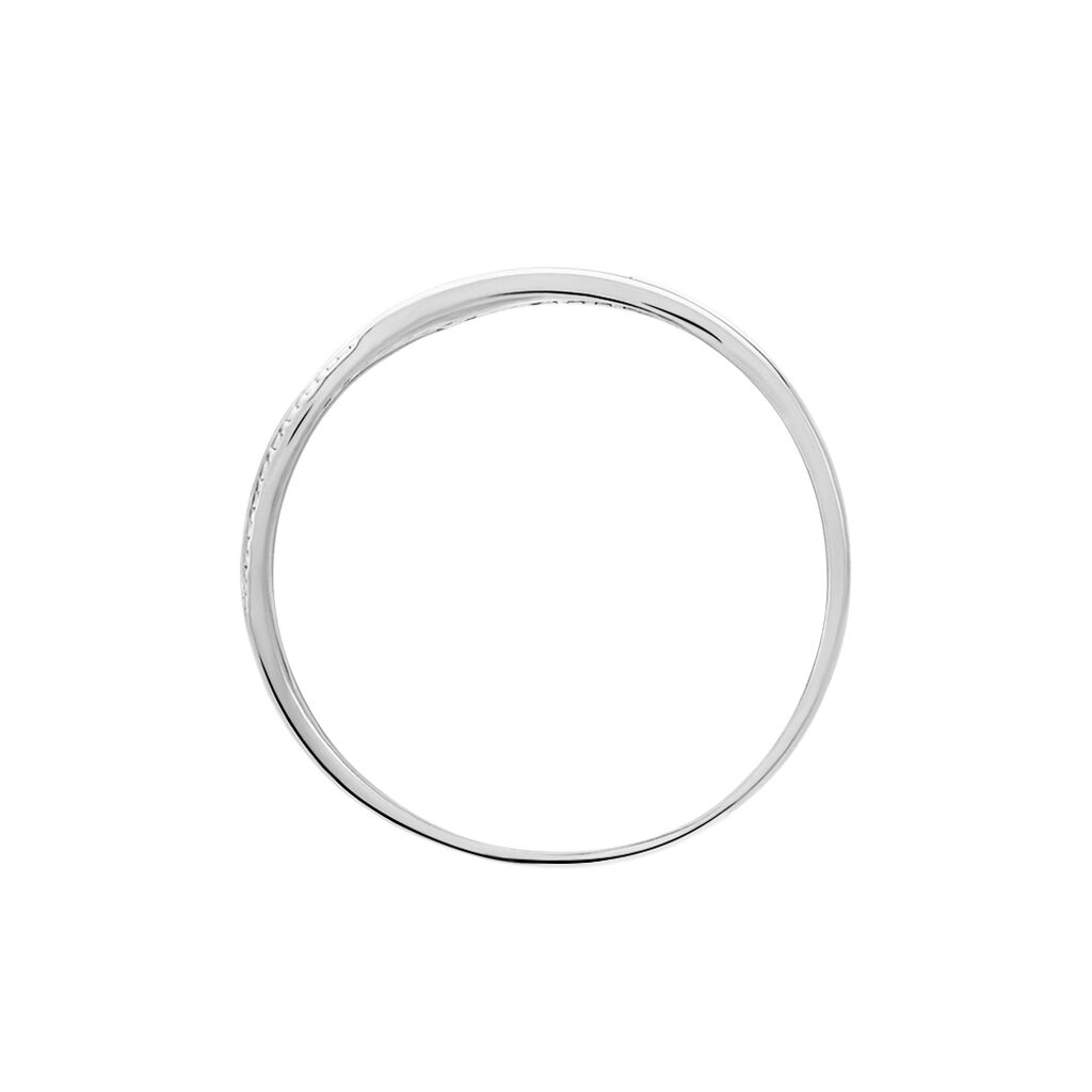 Bague Or Blanc Kristiina Diamants - Bagues avec pierre Femme | Histoire d&rsquo;Or