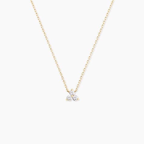 Collier Usoa Or Jaune Diamant Synthétique - Nouveautés Femme | Histoire d’Or