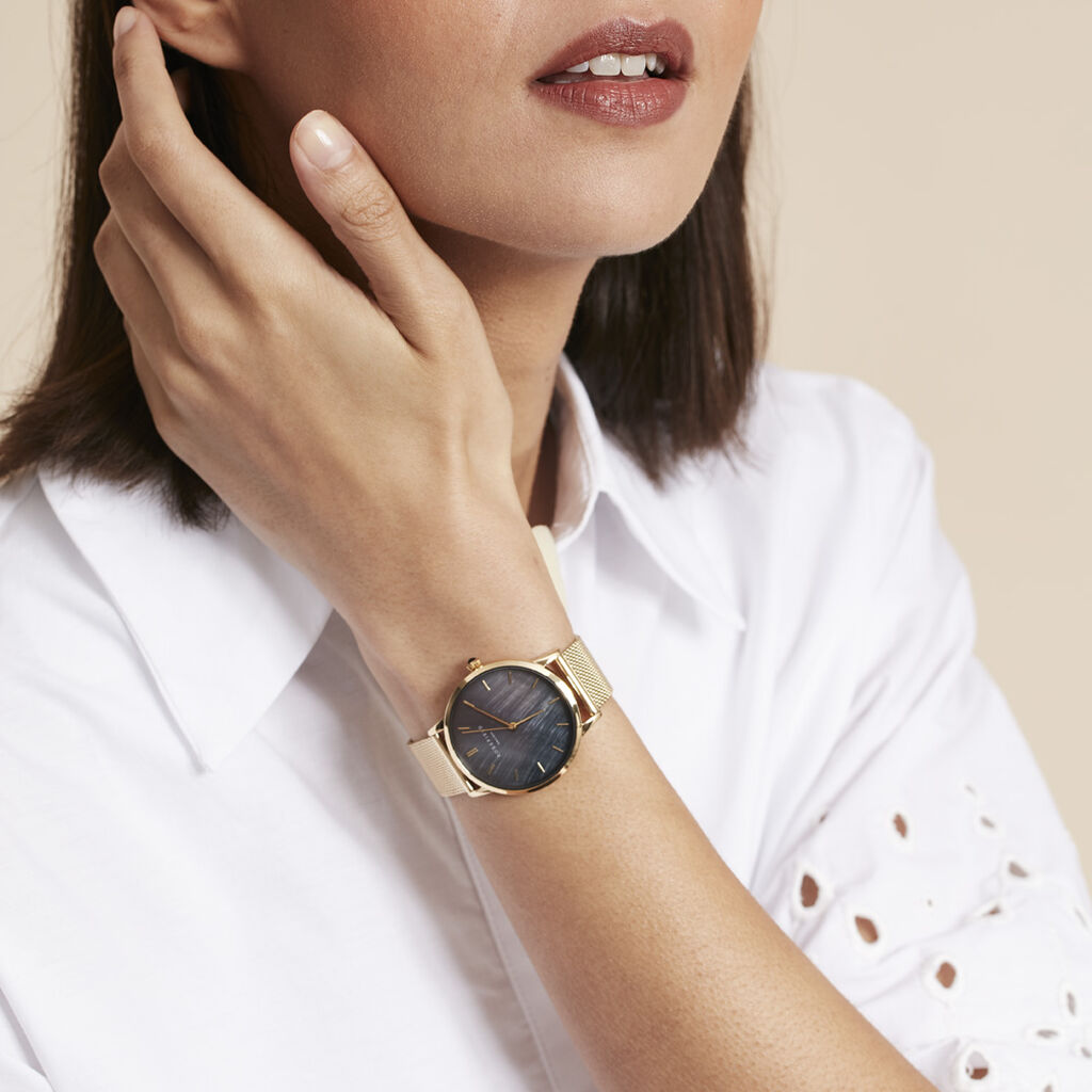 Montre Rosefield Pearl Edit Noir - Montres Femme | Histoire d’Or