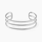 Bracelet Jonc Adel Acier Blanc - Bracelets joncs Femme | Histoire d&rsquo;Or