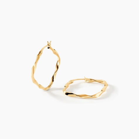 Cr&eacute;oles Kayode Or Jaune - Boucles d'oreilles cr&eacute;oles Femme | Histoire d&rsquo;Or