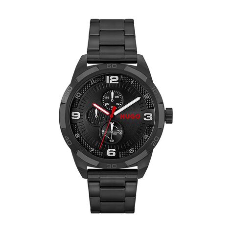 Montre Hugo Grip Noir - Montres Homme | Histoire d’Or