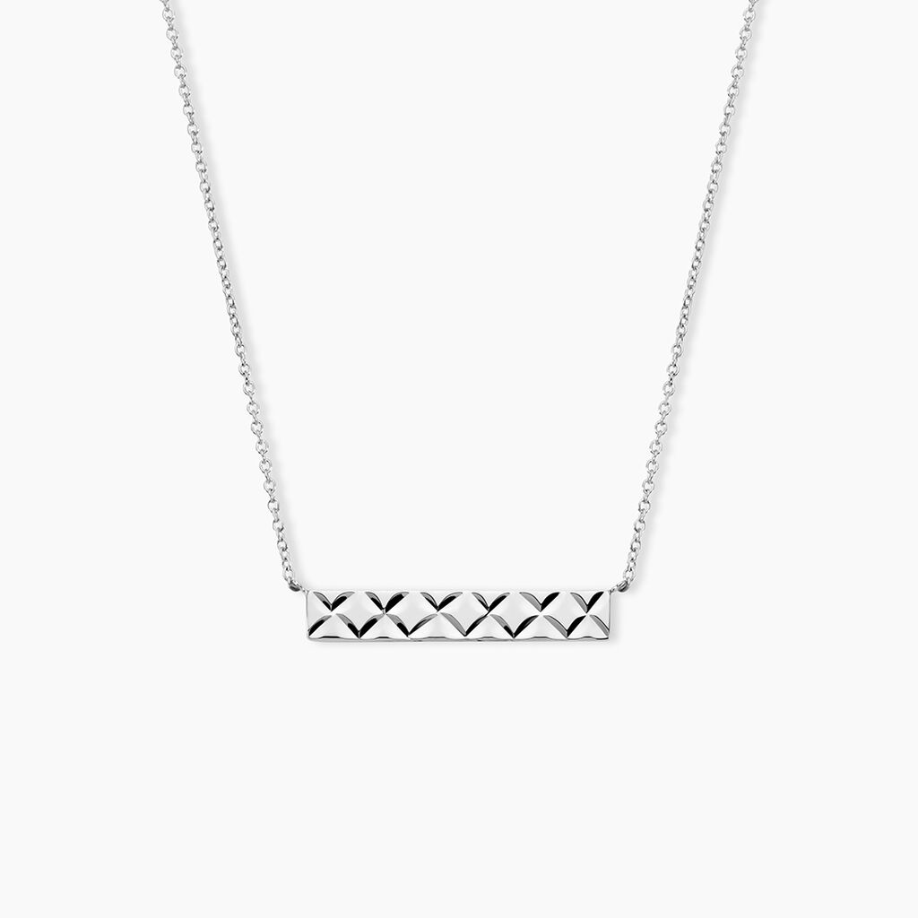 Collier Vinie Argent Blanc - Colliers fantaisie Femme | Histoire d’Or
