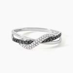 Bague Valencia Or Blanc Diamant - Bagues avec pierre Femme | Histoire d&rsquo;Or
