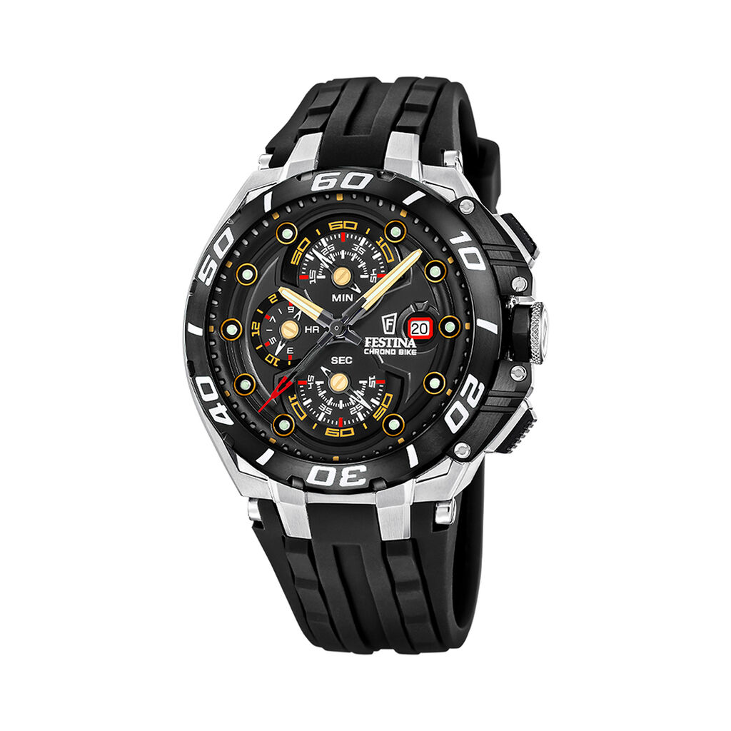 Montre Festina Chrono Bike 6 Noir - F&ecirc;te des p&egrave;res Homme | Histoire d&rsquo;Or