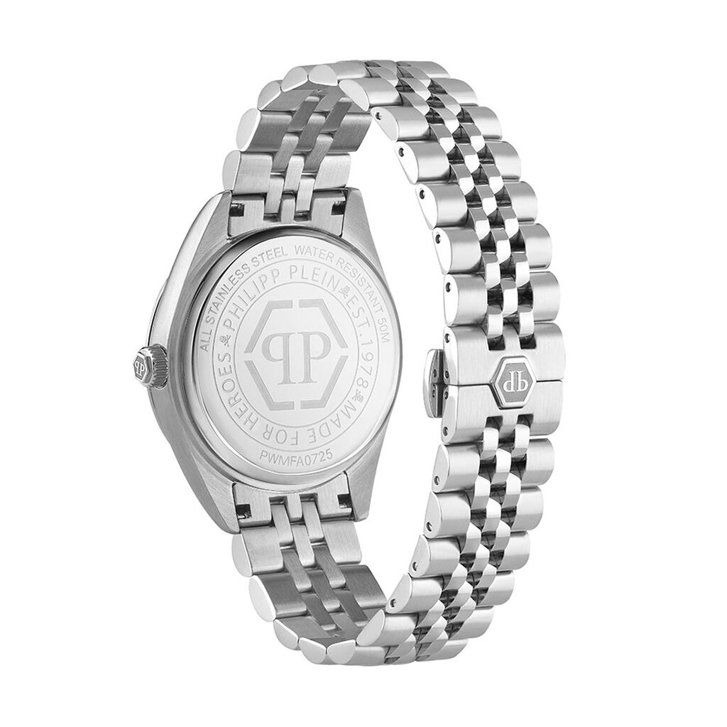 Montre Philipp Plein Date Superlative Argent&eacute; - Montres Homme | Histoire d&rsquo;Or