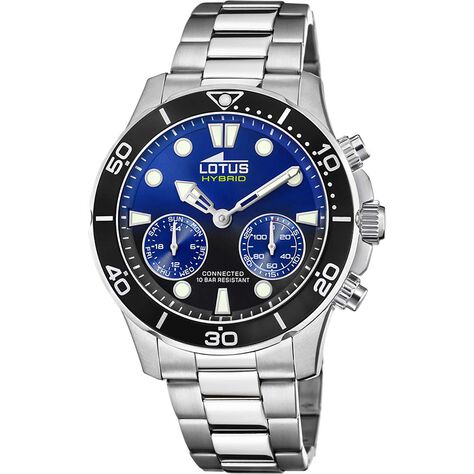 Montre Lotus Connected Bleu Et Noir - Montres connectées Homme | Histoire d’Or