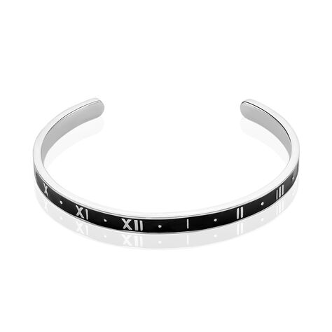 Bracelet Jonc Ilyan Argent Blanc - Bracelets joncs Homme | Histoire d’Or