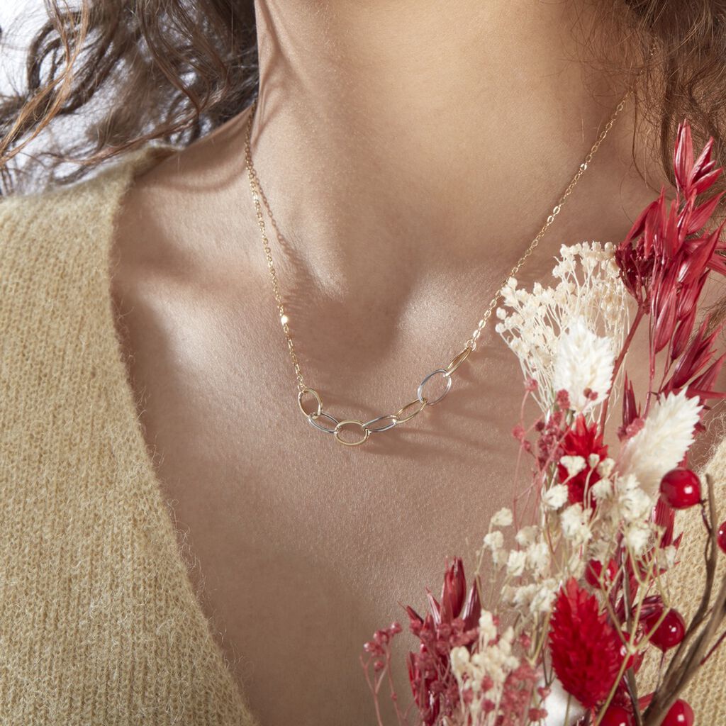 Collier Lucette Or Bicolore - Colliers Femme | Histoire d’Or