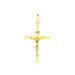 Pendentif Damian Croix Or Jaune - Pendentifs Baptême Famille | Histoire d’Or