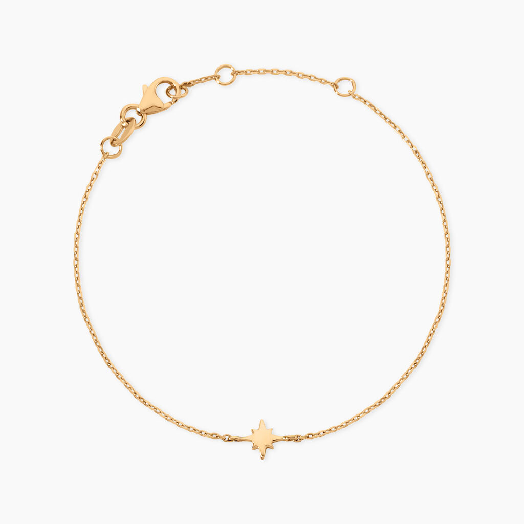 Bracelet Joeline Plaqu&eacute; Or Jaune - Bijoux sans pierre Femme | Histoire d&rsquo;Or