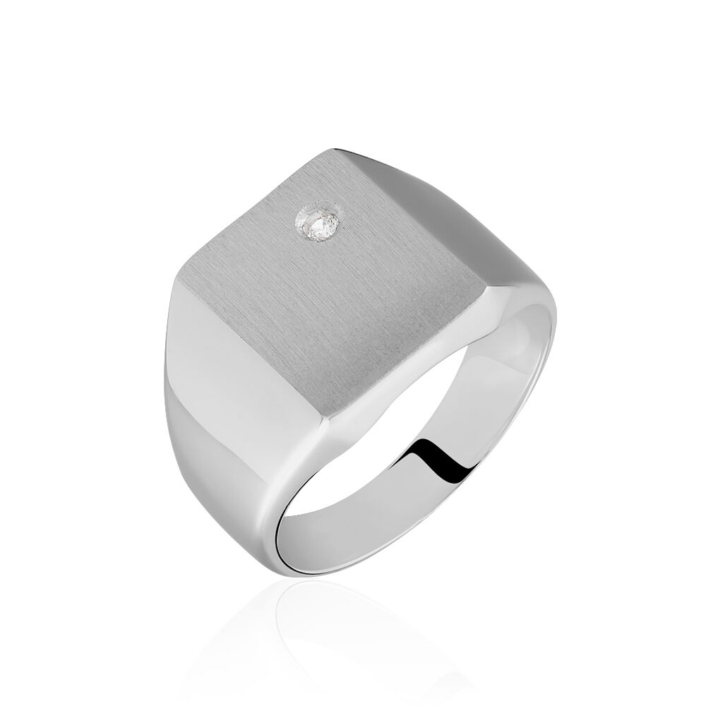 Bague homme zirconium deals
