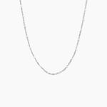 Collier Polka Argent Blanc - Bijoux sans pierre Femme | Histoire d&rsquo;Or