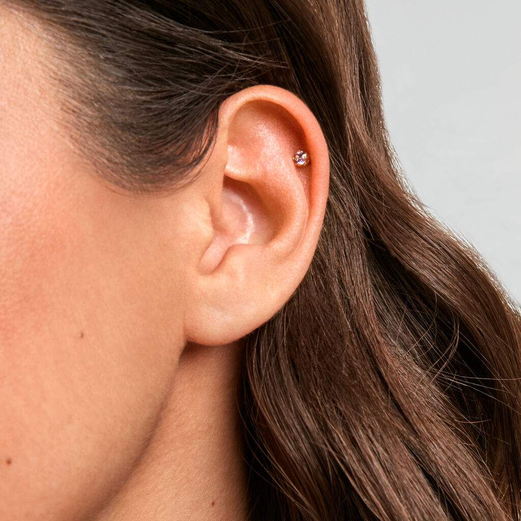 Piercing Joanina Or Jaune Oxyde De Zirconium - Piercings d'oreilles Femme | Histoire d&rsquo;Or