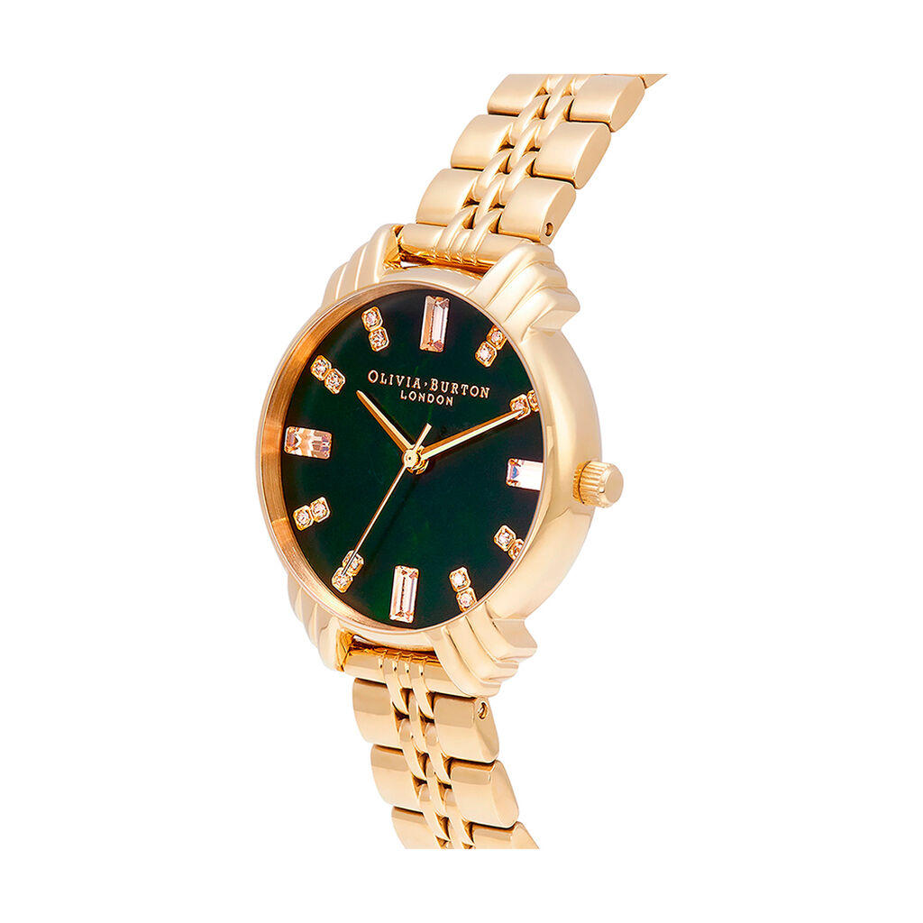 Montre Olivia Burton Art Deco Vert - Montres Femme | Histoire d&rsquo;Or
