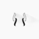 Boucles D'oreilles Pendantes Sylvie Argent Blanc Oxyde De Zirconium - Boucles d'oreilles fantaisie Femme | Histoire d&rsquo;Or