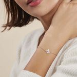 Bracelet Hervelina Argent Blanc Oxyde De Zirconium - Bracelets Femme | Histoire d&rsquo;Or