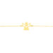 Bracelet Hallie Ange Et Coeur Or Jaune - Bracelets Baptême Enfant | Histoire d’Or