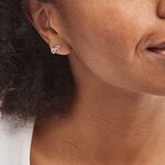 Boucles D'oreilles Puces Osanna Or Jaune Diamants - Clous d'oreilles Femme | Histoire d&rsquo;Or