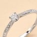 Bague Solitaire Hemera Or Blanc Diamant