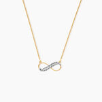 Collier Lyana Argent Dor&eacute; A L'Or 750/1000 - F&ecirc;te des m&egrave;res Femme | Histoire d&rsquo;Or