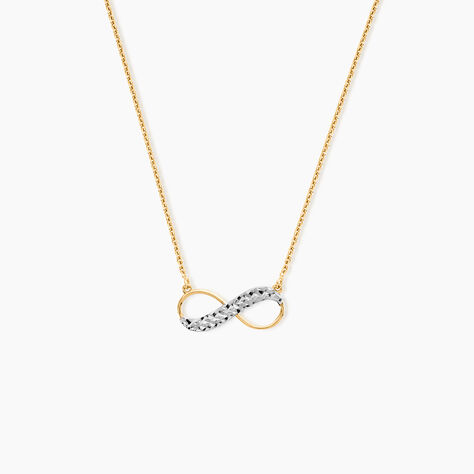 Collier Lyana Argent Dor&eacute; A L'Or 750/1000 - F&ecirc;te des m&egrave;res Femme | Histoire d&rsquo;Or