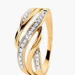 Bague Or Jaune Rodhia Diamants - Bagues avec pierre Femme | Histoire d&rsquo;Or