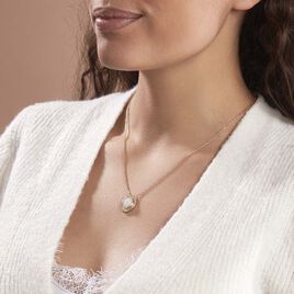 Collier Linna Plaqué Or Jaune Pierre De Lune - Colliers Femme | Histoire d’Or