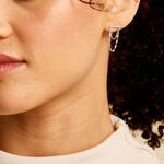 Boucles D'oreilles Pendantes Mircea Argent Blanc Oxyde De Zirconium - Boucles d'oreilles fantaisie Femme | Histoire d&rsquo;Or