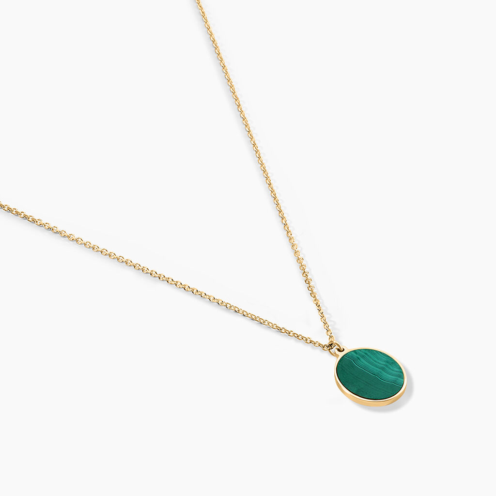 Collier Nerio Or Jaune Malachite - Colliers Femme | Histoire d’Or