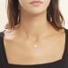 Collier Or Blanc Nawra Diamants Synthétiques - Colliers Femme | Histoire d’Or