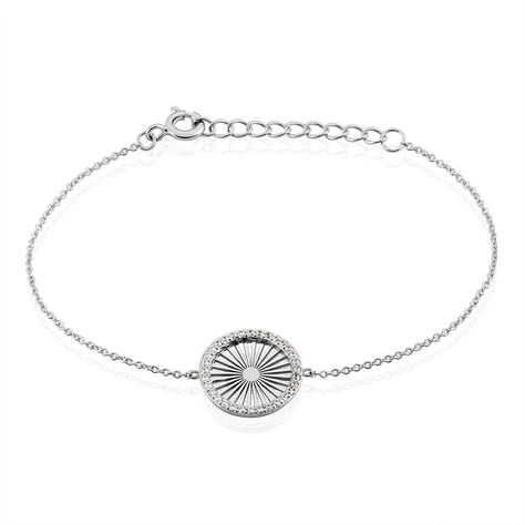 Bracelet Feliz Argent Blanc Oxyde De Zirconium - Bracelets Femme | Histoire d&rsquo;Or