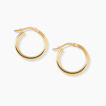 Cr&eacute;oles Verania Argent Dor&eacute; A L'Or 750/1000 - Boucles d'oreilles cr&eacute;oles Femme | Histoire d&rsquo;Or
