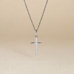 Pendentif Tifene Argent Blanc - Pendentifs Communion Unisex | Histoire d&rsquo;Or