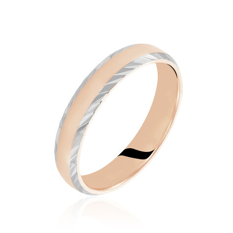 Alliance Argent Bicolore Nolan - Alliances Homme | Histoire d’Or