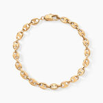 Bracelet William Plaqu&eacute; Or Jaune - Bracelets cha&icirc;ne Homme | Histoire d&rsquo;Or