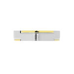 Alliance Mamassa Ruban Plat Or Bicolore - Alliances Unisex | Histoire d&rsquo;Or