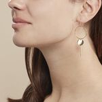 Boucles D'oreilles Pendantes Solaire Or Jaune - Boucles d'oreilles pendantes Femme | Histoire d&rsquo;Or