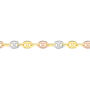 Collier Dami Maille Grain De Cafe Or Tricolore