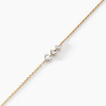 Bracelet Tryphena Or Jaune Diamant Synth&eacute;tique - Bracelets Femme | Histoire d&rsquo;Or