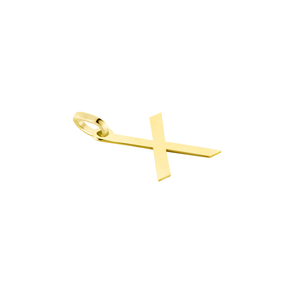 Pendentif Ionia Lettre Or Jaune - Pendentifs Famille | Histoire d’Or